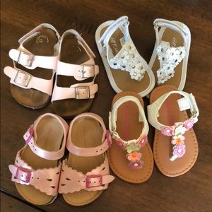 Size 3 toddler sandals Laura Ashley